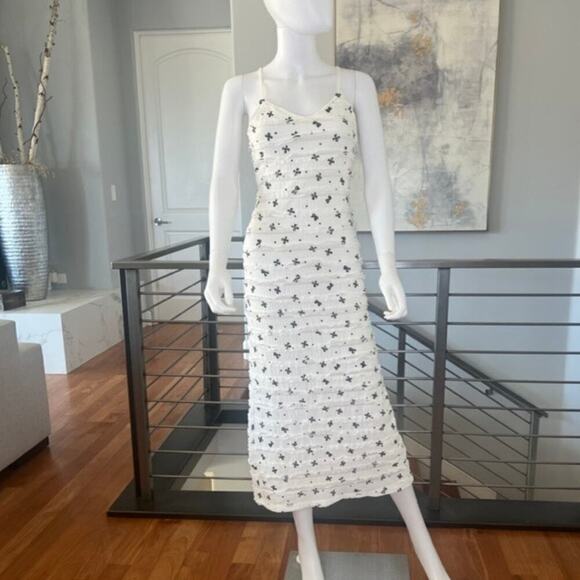 Pretty Garbage Dresses & Skirts - Bow Print Ruffle Maxi Dress